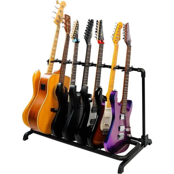 Guitto GGS-11 guitarstativ til 7 guitarer
